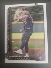 2025 Topps Update Baseball First Pitch #FPU-9 Matt Holliday