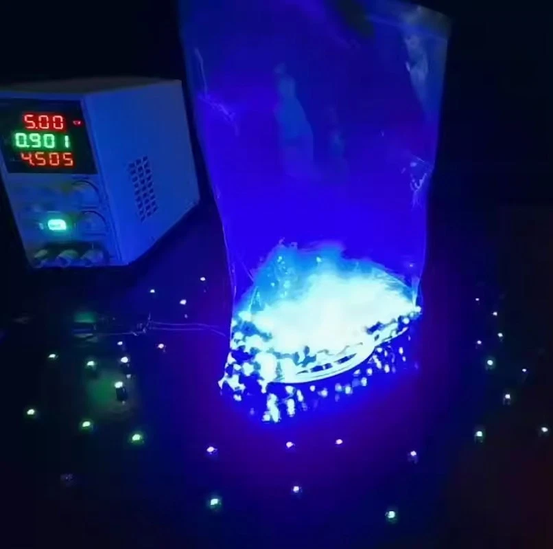 Вспышка светодиодные лампы индуктивная катушка набор мигающая лампа светодиоды индукционное зарядное устройство печатная плата 5 В - Изображение 4 из 4