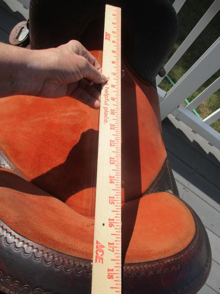 17'' HILASON TREELESS WESTERN SADDLE - Image 4 of 4