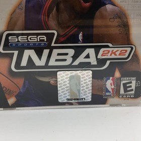 NBA 2K Sega Dreamcast Video Game Disc Allen Iverson Complete In Case