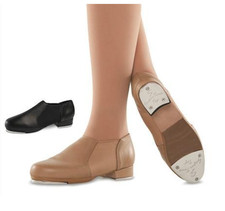 Danshuz Black Slip on Tap Shoe Adult Sizes FREE SHIPPING