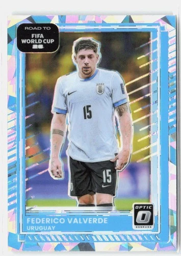 2025-26 Donruss Road to FIFA World Cup #50 Federico Valverde Optic Ice