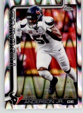 Will Anderson Jr. 2025 Topps Chrome Ray Wave Refractor 121 Houston Texans