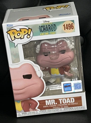FUNKO POP THE ADVENTURES OF ICHABOD AND MR TOAD - MR. TOAD #1496 - DISNEY - NEW