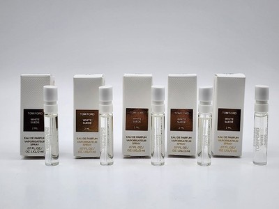 5x Tom Ford White Suede Eau De Parfum Sample Spray 2ml /0.07 oz 10ml Total