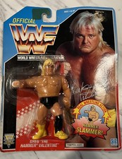 1991 WWF Hasbro Greg “The Hammer”Valentine wrestling Action Figure 