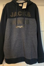 Image of Mens Jack And Jones Hoodie, Size Large, New With Tags