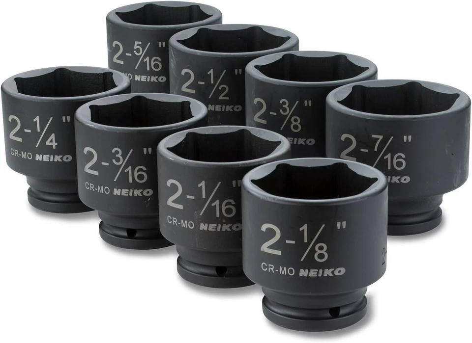 02392A 3/4" Impact Socket Set, 3/4” Drive, 8 PC Jumbo Sockets, SAE Standard S... - Image 2 of 4