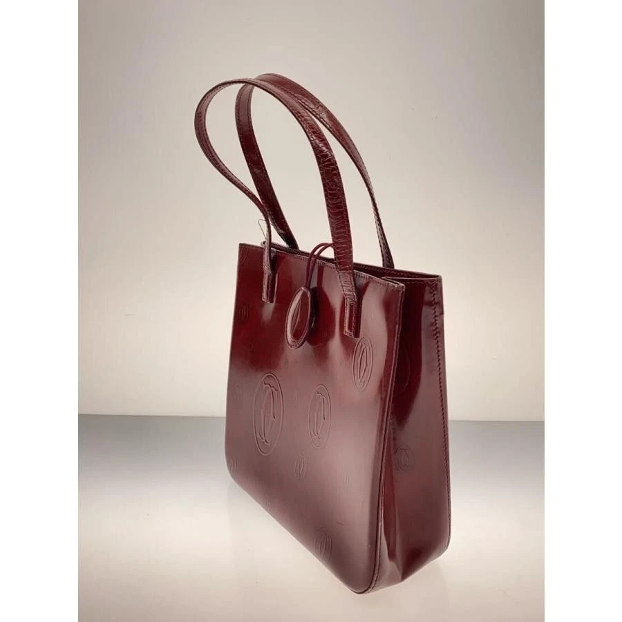 Cartier — Cartier Happy Birthday Handbag Bordeaux Enamel Authentic Women's All in photo