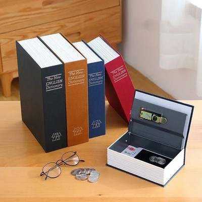 Buch Safe Schloss Geld Bargeld Wachposten versteckt geheim feuerfest Box Haus Aufbewahrung Tresor