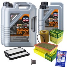 MANN Inspektionspaket 12 L LIQUI MOLY Top Tec 4200 5W-30 f�r BMW 7er E65 E66