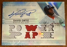 David ORTIZ🔥2015 Triple Threads Sapphire PATCH AUTO #TTAR-DO1 2/3 Red Sox HOF💥