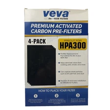 VEVA Activated Carbon Pre Filters HPA300 4 Pack HWPF300 Open Box Unused