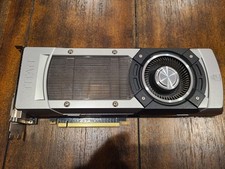 NVIDIA GEFORCE GTX TITAN 6GB GDDR5 VIDEO CARD GPU Used