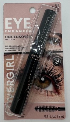 COVERGIRL Black (970) Eye Enhancer Incensored Mascara NWT 9ml