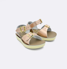HOY-LITTLE GIRLS-SURFER SALT WATER SANDALS-ROSE GOLD-FREE SHIPPING