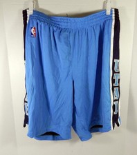 2000s Utah Jazz Game Issued Blue Shorts 46 DP59478