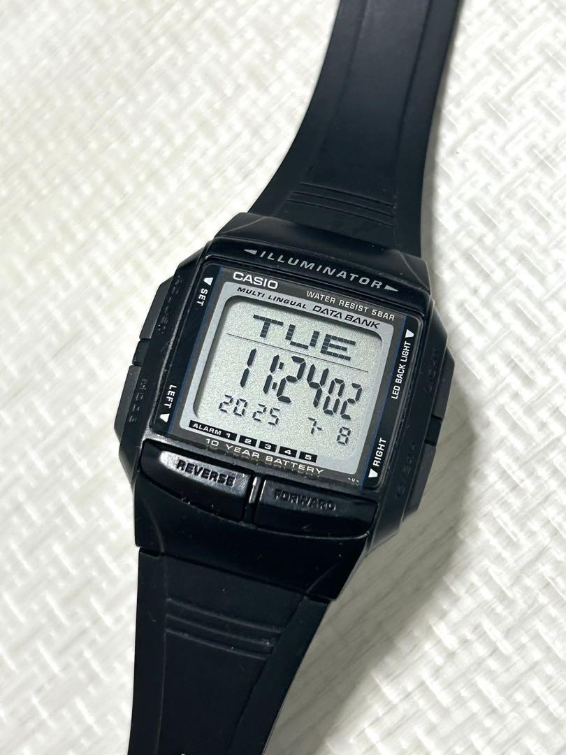 Casio DB-36-1AJH Digital Watch with Data Bank Feature