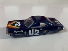 AUTO WORLD THUNDERJET 1970 Plymouth Cuda Blue 42 Runs Great