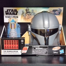 Nerf Star Wars The Mandalorian Mask  Gauntlet Combo Hasbro Disney Brand New