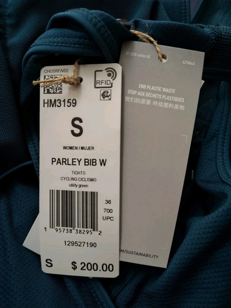 Adidas PARLEY BIB W Cycling Shorts Bodysuit Reflective HM3159