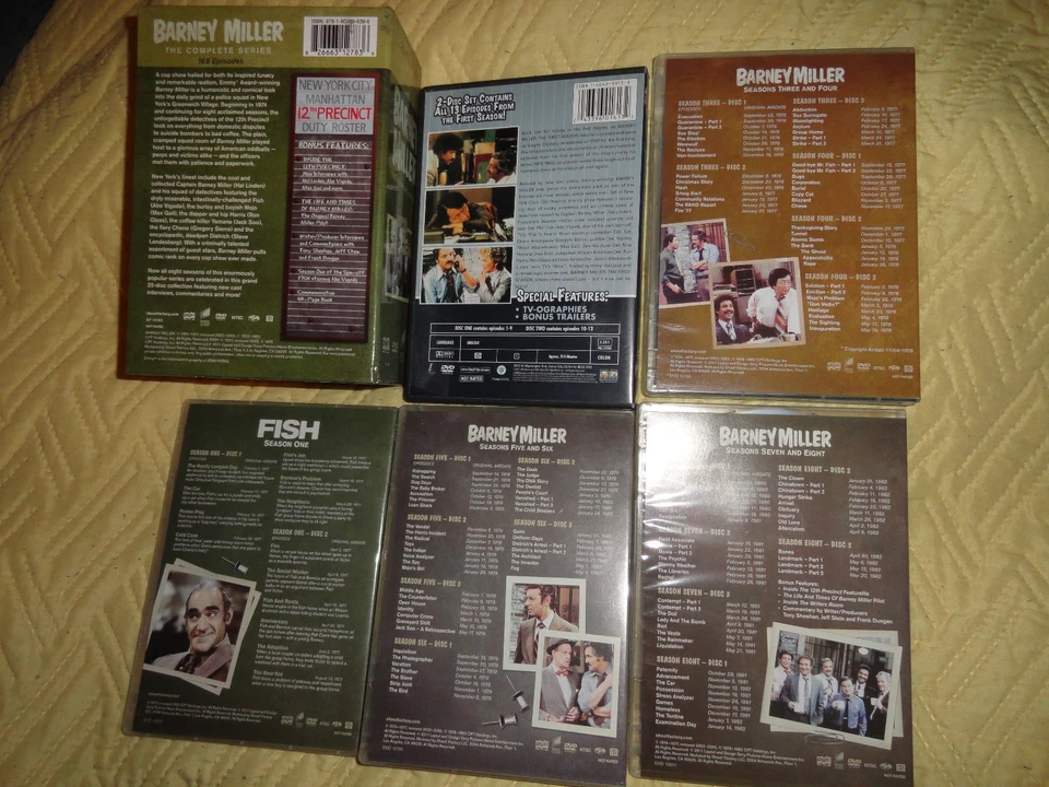 Barney Miller: Almost Complete Series DVD Box Set With Fish Season One Foto 2 de 2