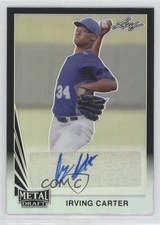 2021 Leaf Metal Draft 1990 Black Rainbow 7/15 Irving Carter #LA-IC1 Auto 0hw6