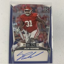 2023 Leaf Pro Set #BA-JR5 Jalen Redmond Blue Rookie Auto RC Minnesota Vikings