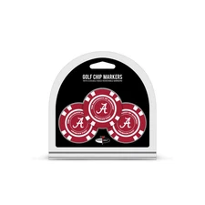 Alabama Crimson Tide Golf Chip with Marker 3 Pack