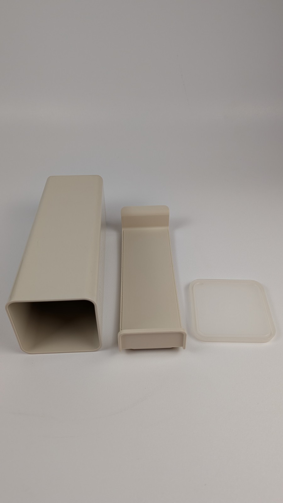 Vintage Tupperware Velveeta Block Cheese Keeper (3 pc.) 1696-8 Made in USA