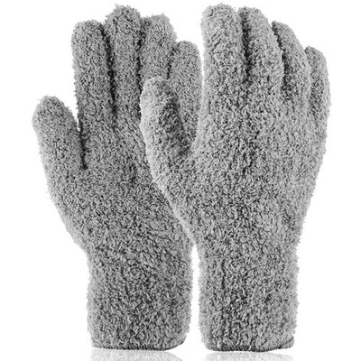 Ymapinc 1 Paar Mikrofaser Handschuhe Pflanzenhandschuhe Staub Pflanzen