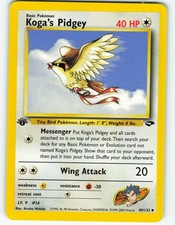 Koga's Pidgey - 1st Edition - 49/132 Gym Challenge - Pokémon TCG - 2000 on eBay