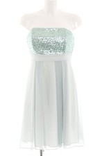 SWING Cocktailkleid Damen Kleid Gr. DE 36 türkis-weiß Elegant