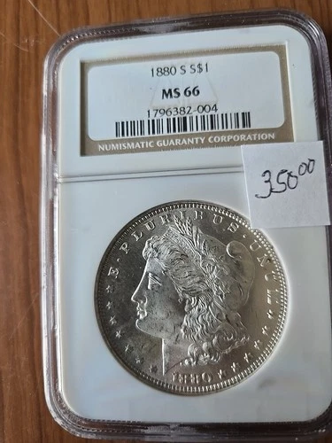1880-S San Francisco Morgan Silver Dollar MS 66 NGC