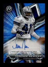 TERENCE NEWMAN 2023 TOPPS COMPOSITE RESURGENCE BLUE SURGE AUTO #05/75 BF5855
