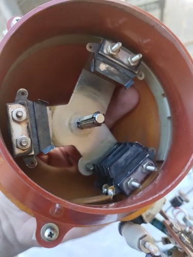 COLLINS 30S-1 LINEAR AMPLIFIER PARTS: EIMAC SOCKET & TUBE 4cx1000, Chimneys, ACC - Picture 20 of 24