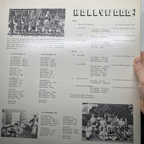 The Chaffey College Jazz Ensemble – Hollywood!, Jazz NEAR MINT - Imagen 8 de 15