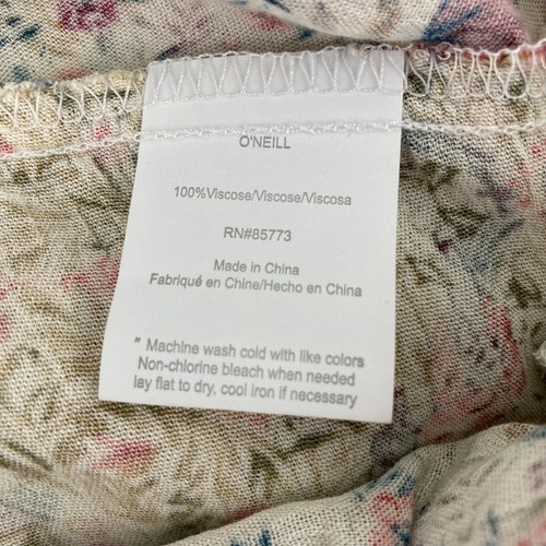 NWT O'Neill Brisa Halter Floral Romper Size M Lightweight Backless - Picture 10 of 11
