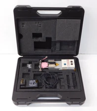 Schleuniger FiberStrip 7030 Hot Jacket Fiber Optic Stripper Machine Unit in Case