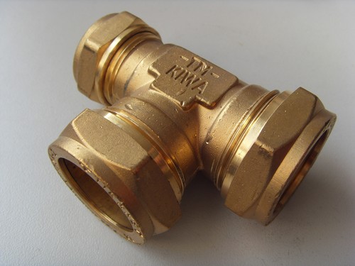 T-Stück Klemmring für Kupferrohr 15 18 22 28, DVGW-zertifiziert, Sanitär-Heizung - Picture 15 of 16
