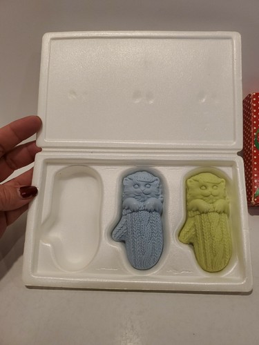 Vintage Avon Soap "Furry, Purry And Scurry" Kittens Cats Kid Set of Soaps  - Picture 4 of 12