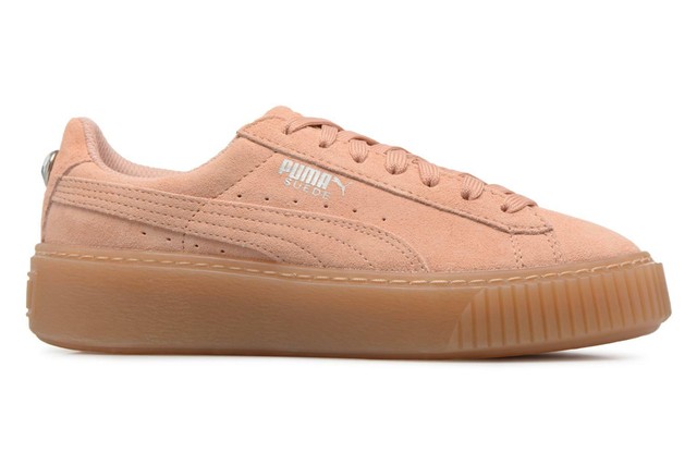 puma rosa bambina sued platform puma rosa bambina sued platform