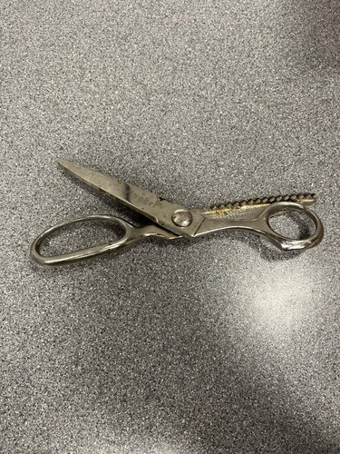 Gingher Pinking Shears Stainless Steel Chrome Scissors - Picture 6 of 9