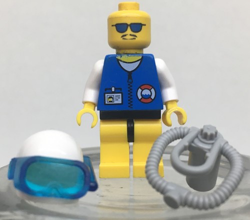 LEGO®-Minifigur Classic Town Küstenwache Rescue Set 6435 Coast Guard HQ res012a - Picture 4 of 6