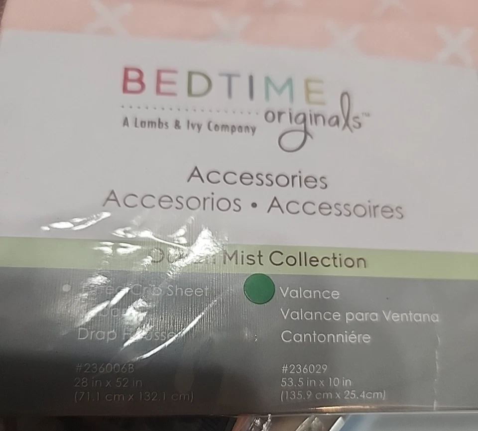 Bedtime Originals Ocean Mist Náutico Seashell Ventana Valence Coral Aqua 53.5" Foto 3 de 3