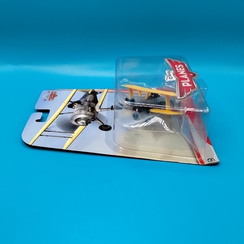 Disney Pixar Planes Leadbottom Biplane Die Cast Airplane 2013 Mattel New In Pack - Picture 5 of 16