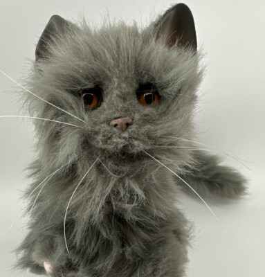 Grey Fur Friends Cat Tiger Electronics Furreal Friends Fluffy Grey