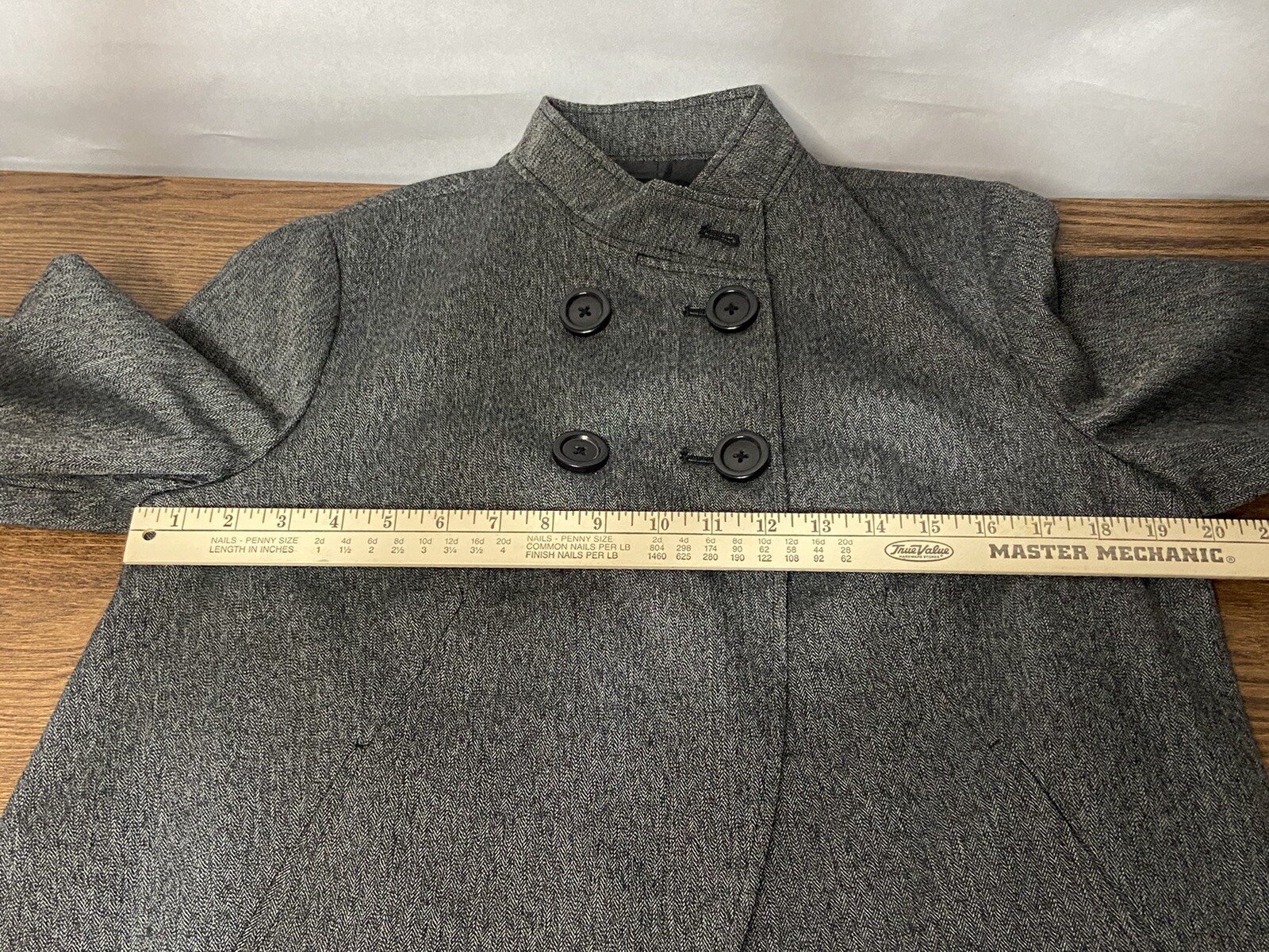 LARRY LEVINE Double Breasted Polyester Stretch Bl… - image 7