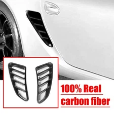 Real Carbon Fiber Side Vent Air Intake Covers for Porsche Boxster 987 2005-2012