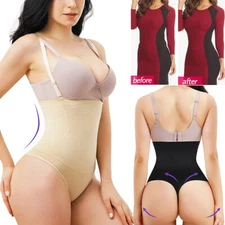 Fajas Colombianas Reductoras Levanta Cola Post Surgery Thong Body Shaper Girdles